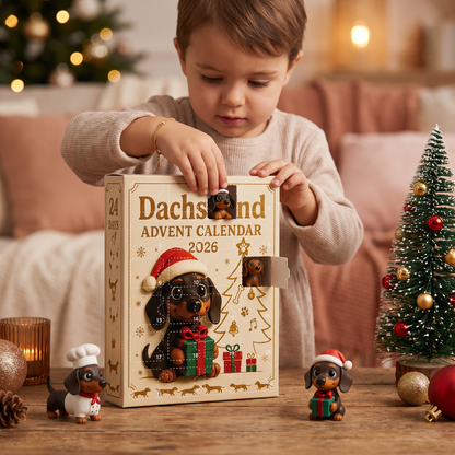 Calendrier de l’Avent Teckel de 24 Jours avec Figurines Surprise