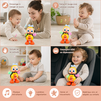 Jouet Abeille Dansante Musicale avec Lumières et Musique