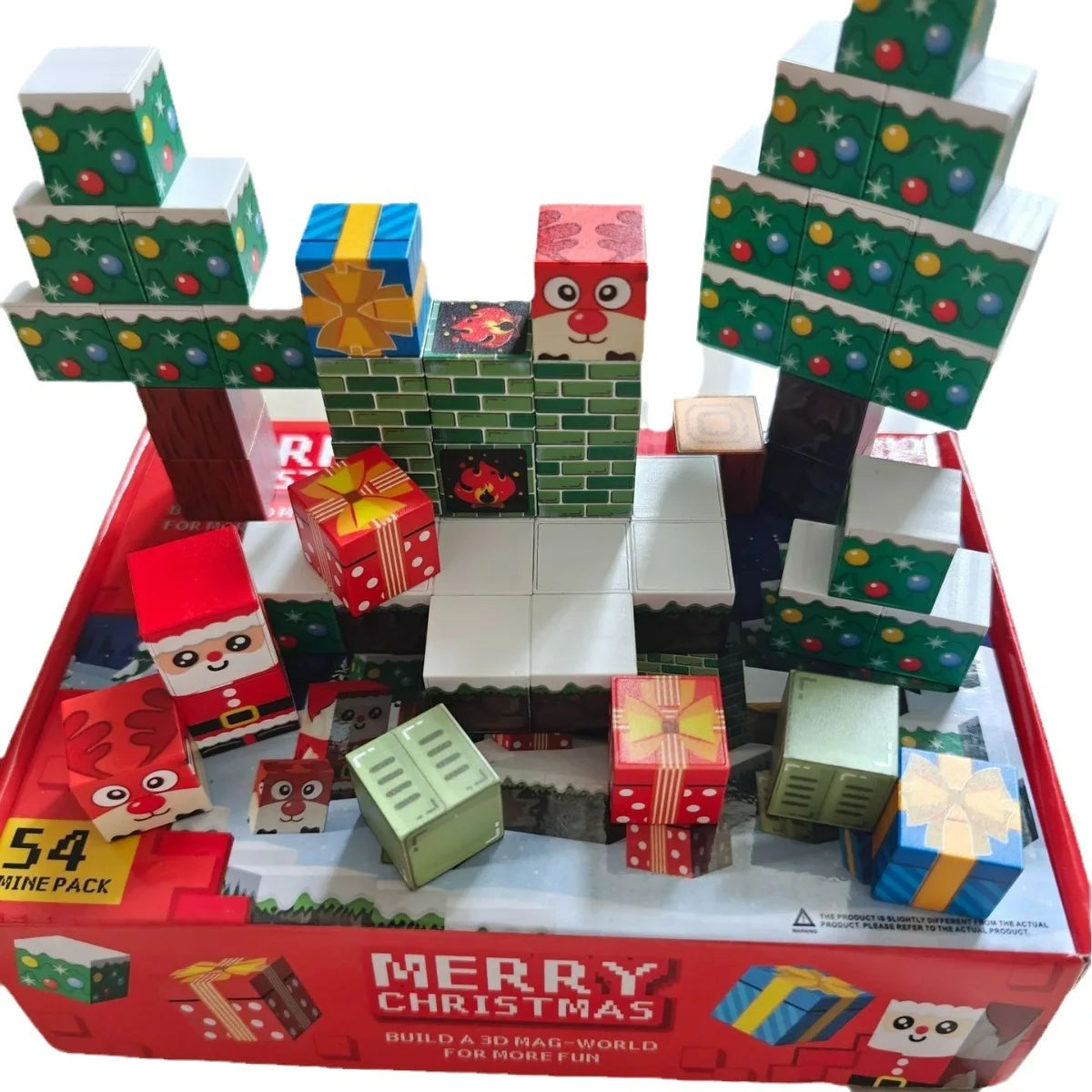 Blocs magnétiques de Noël