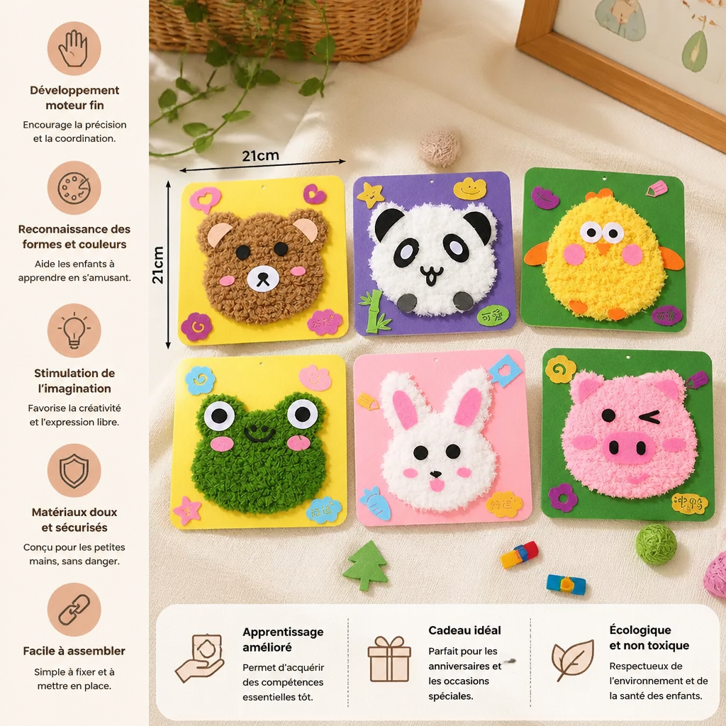 Kit créatif de loisirs manuels pour enfants