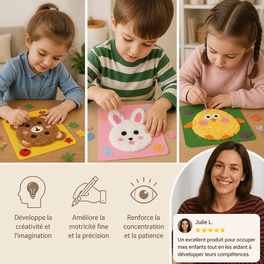 Kit créatif de loisirs manuels pour enfants