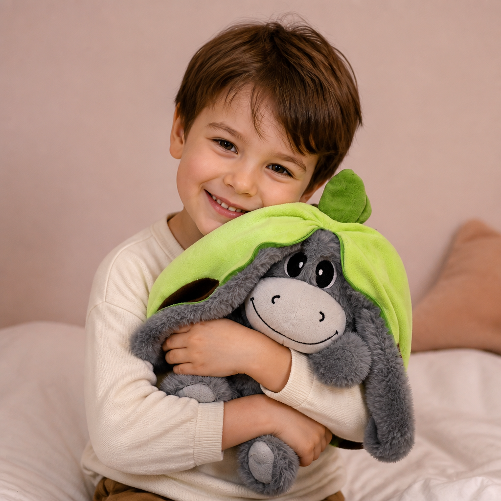 Peluche Âne qui Respire