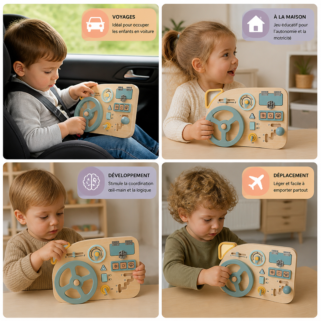 Volant Explorateur – Commande Montessori