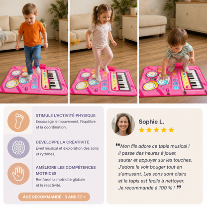 Tapis Musical Créatif pour Enfants