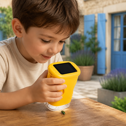 Microscope et Télescope Numérique 2-en-1 pour Enfants avec Appareil Photo et Caméra Vidéo