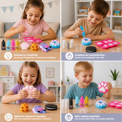 Kit de Fabrication de Squishies pour Enfants