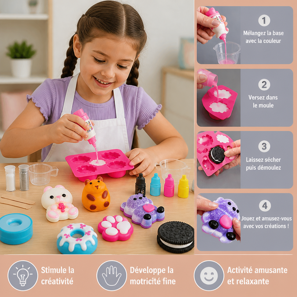 Kit de Fabrication de Squishies pour Enfants