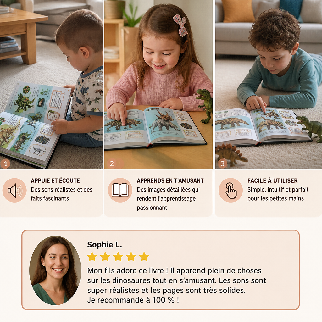 Encyclopédie Interactive Parlante des Dinosaures