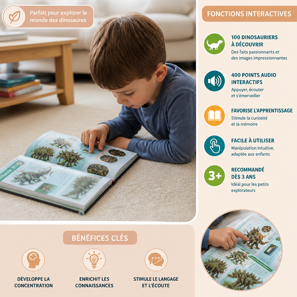 Encyclopédie Interactive Parlante des Dinosaures