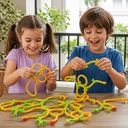DIY Twisty Sticks – Kit créatif de construction 3D et jeu de construction STEM