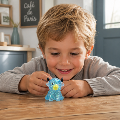 Mini Squishy Vache Highland – Jouet Antistress