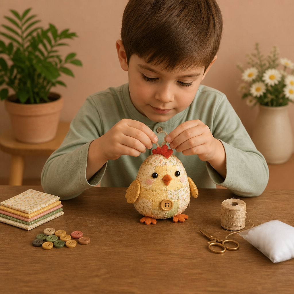 Kit de Couture DIY Animaux – Set de Loisirs Créatifs pour Ornements en Tissu Faits Main