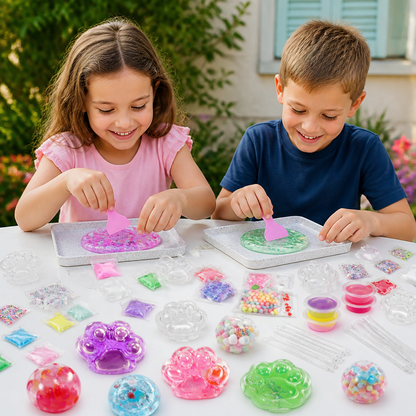 Kit DIY de Création de Balles Anti-Stress pour Enfants – Créez Vos Propres Balles Sensorielles Squishy