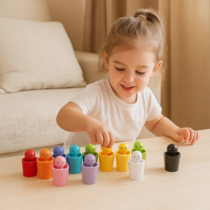 Les poupées de couleur à trier pour les enfants