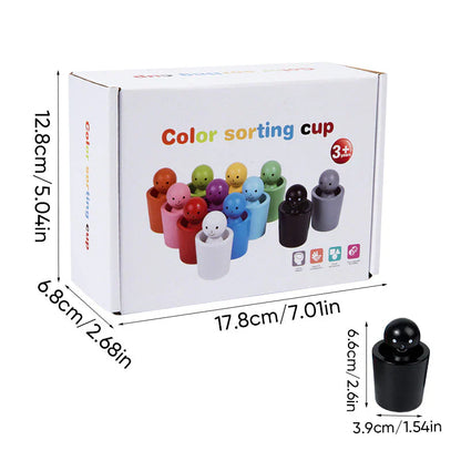 Les poupées de couleur à trier pour les enfants