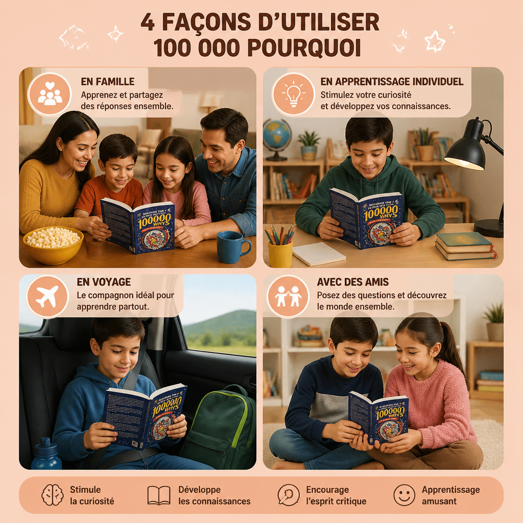 100 000 Pourquoi – Livre de Questions et de Faits pour Enfants
