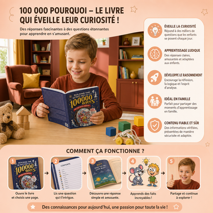 100 000 Pourquoi – Livre de Questions et de Faits pour Enfants