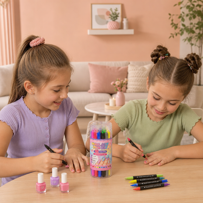 Set de 12 Stylos de Nail Art à Double Pointe – Détails Précis et Designs Créatifs