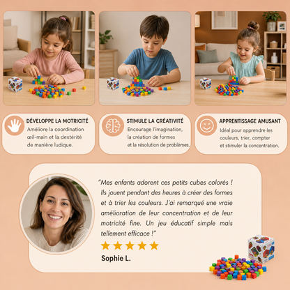 Cubes Sensoriels Adhésifs Créatifs