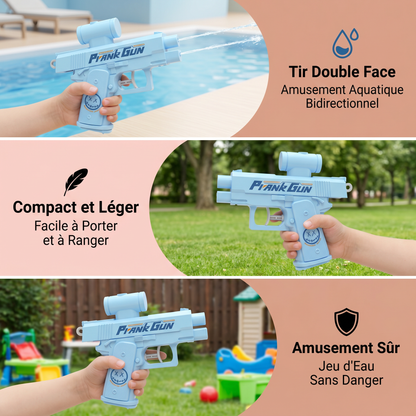 Pistolet à eau à double face pour enfants – Mini jouet aquatique amusant