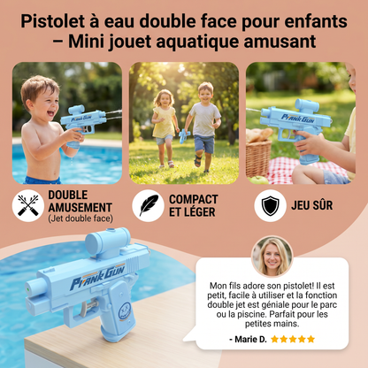 Pistolet à eau à double face pour enfants – Mini jouet aquatique amusant