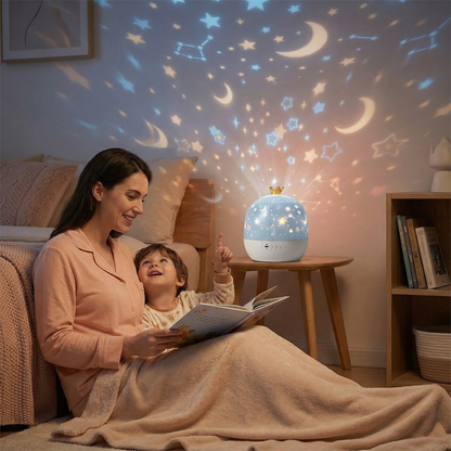 Veilleuse et projecteur 2-en-1 pour enfants
