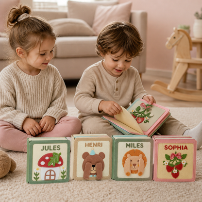 Livre En Feutrine Personnalisé Pour Enfants