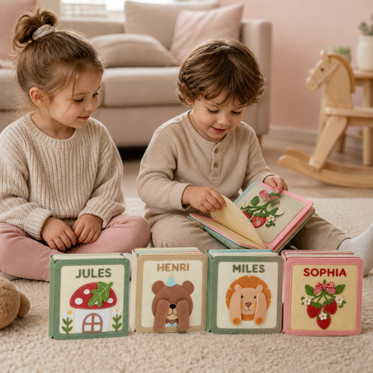 Livre En Feutrine Personnalisé Pour Enfants