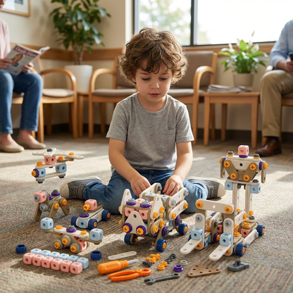 Kit de Bricolage pour Enfants avec Perceuse Électrique – Jeu de Construction STEM