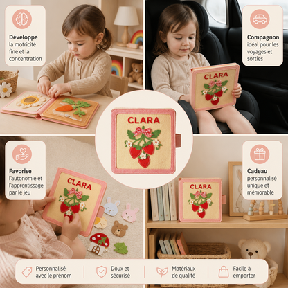 Livre En Feutrine Personnalisé Pour Enfants