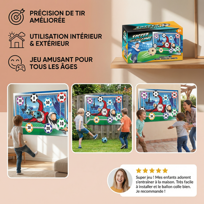 Mur Adhésif pour Tir de Football – Set d’Entraînement et de Jeu pour Intérieur et Extérieur