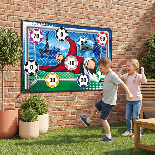 Mur Adhésif pour Tir de Football – Set d’Entraînement et de Jeu pour Intérieur et Extérieur