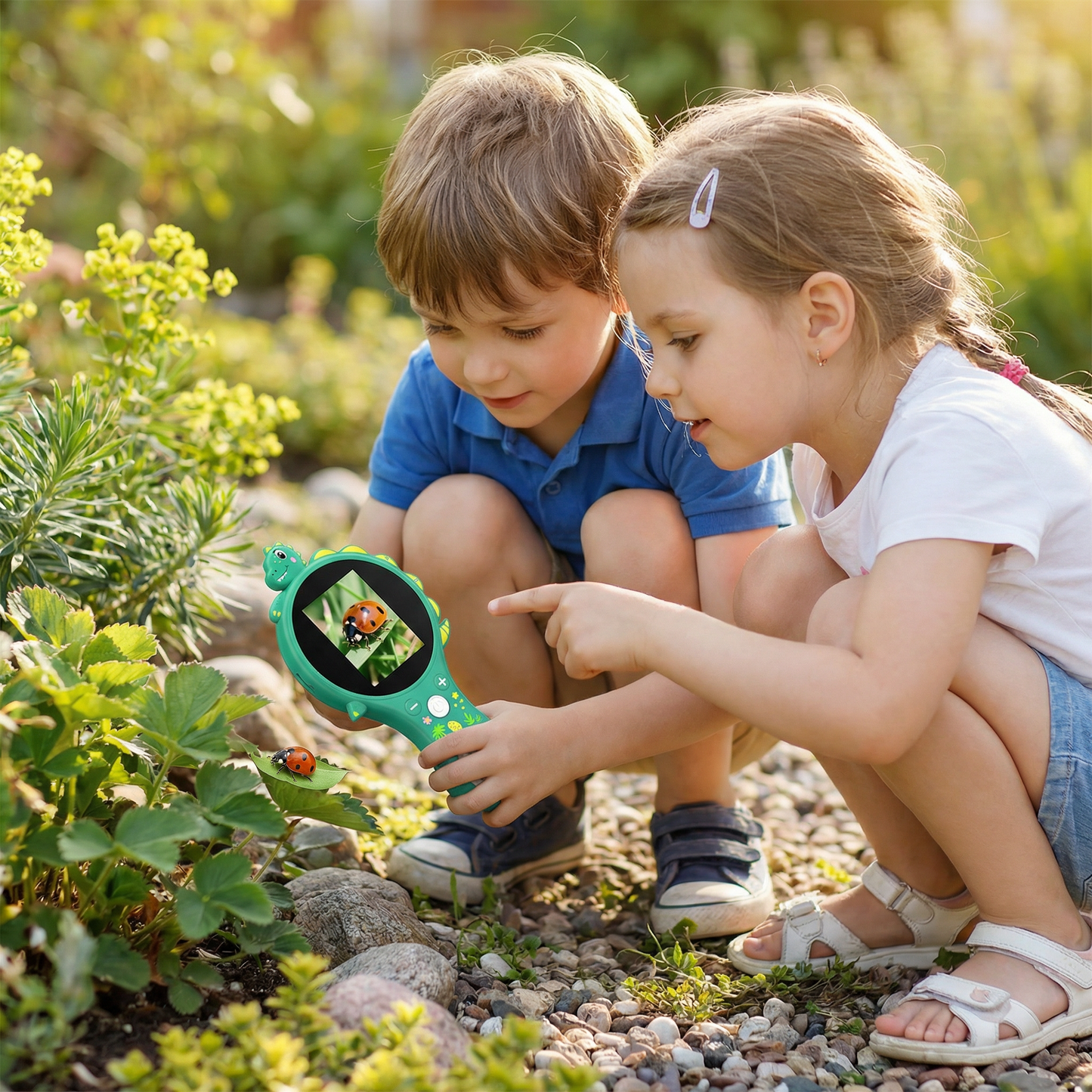 Microscope vidéo pour enfants avec écran – Appareil de recherche mobile pour petits explorateurs