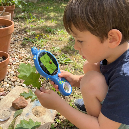 Microscope vidéo pour enfants avec écran – Appareil de recherche mobile pour petits explorateurs