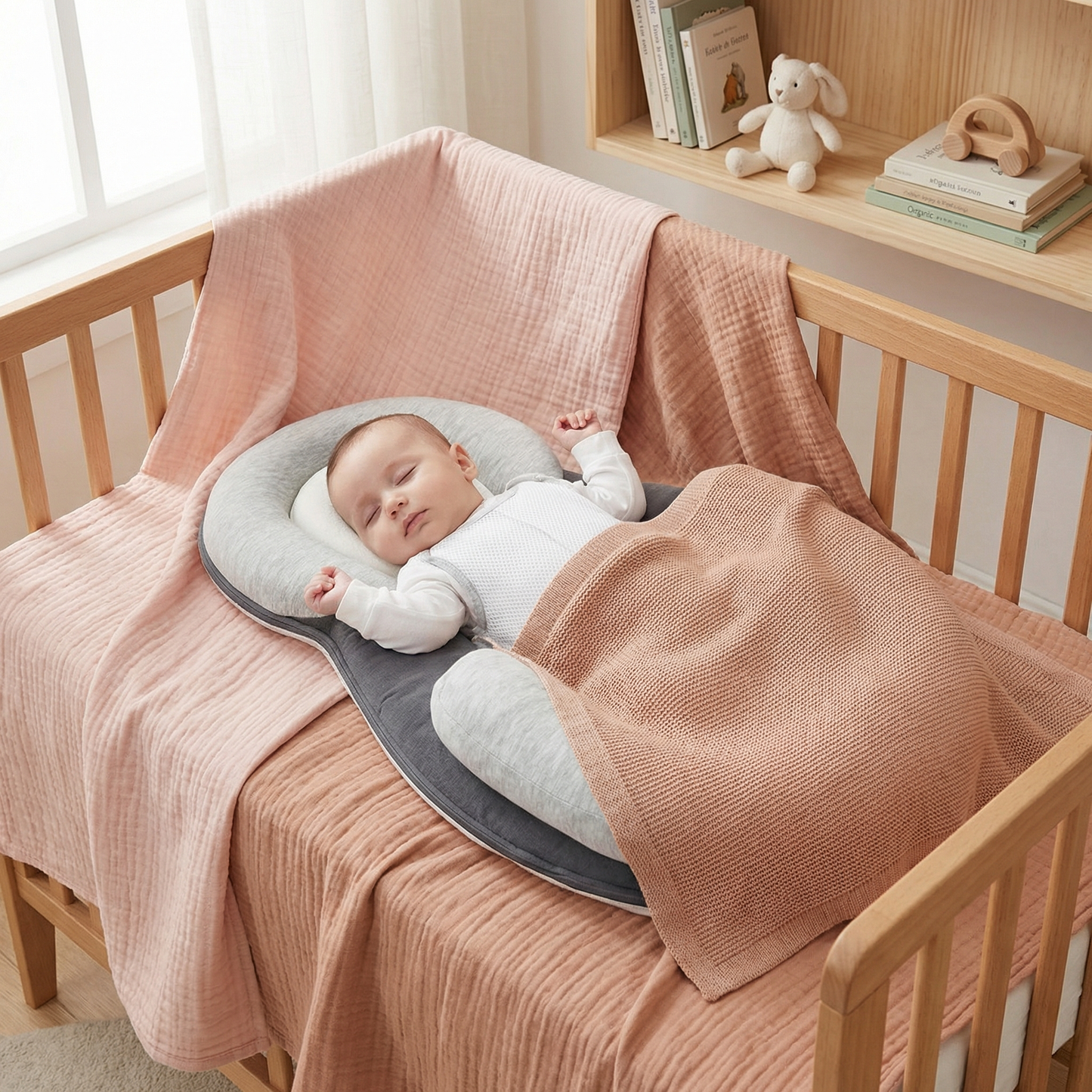 Transat bébé – coussin de soutien sûr et confortable