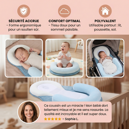 Transat bébé – coussin de soutien sûr et confortable