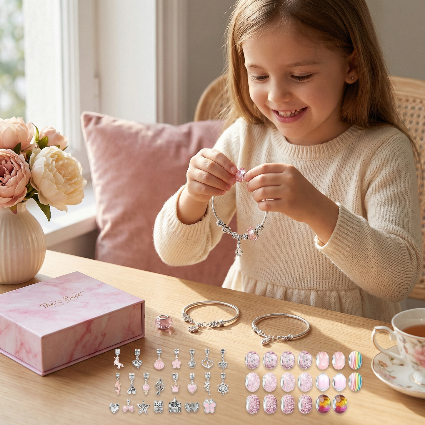 Coffret de fabrication de bijoux à faire soi-même