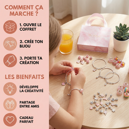 Coffret de fabrication de bijoux à faire soi-même