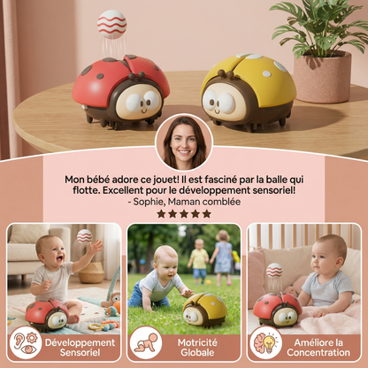 Jouet ballon coccinelle pour bébés