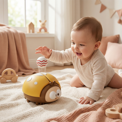 Jouet ballon coccinelle pour bébés