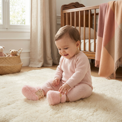Chaussons-chaussettes doux pour bébés
