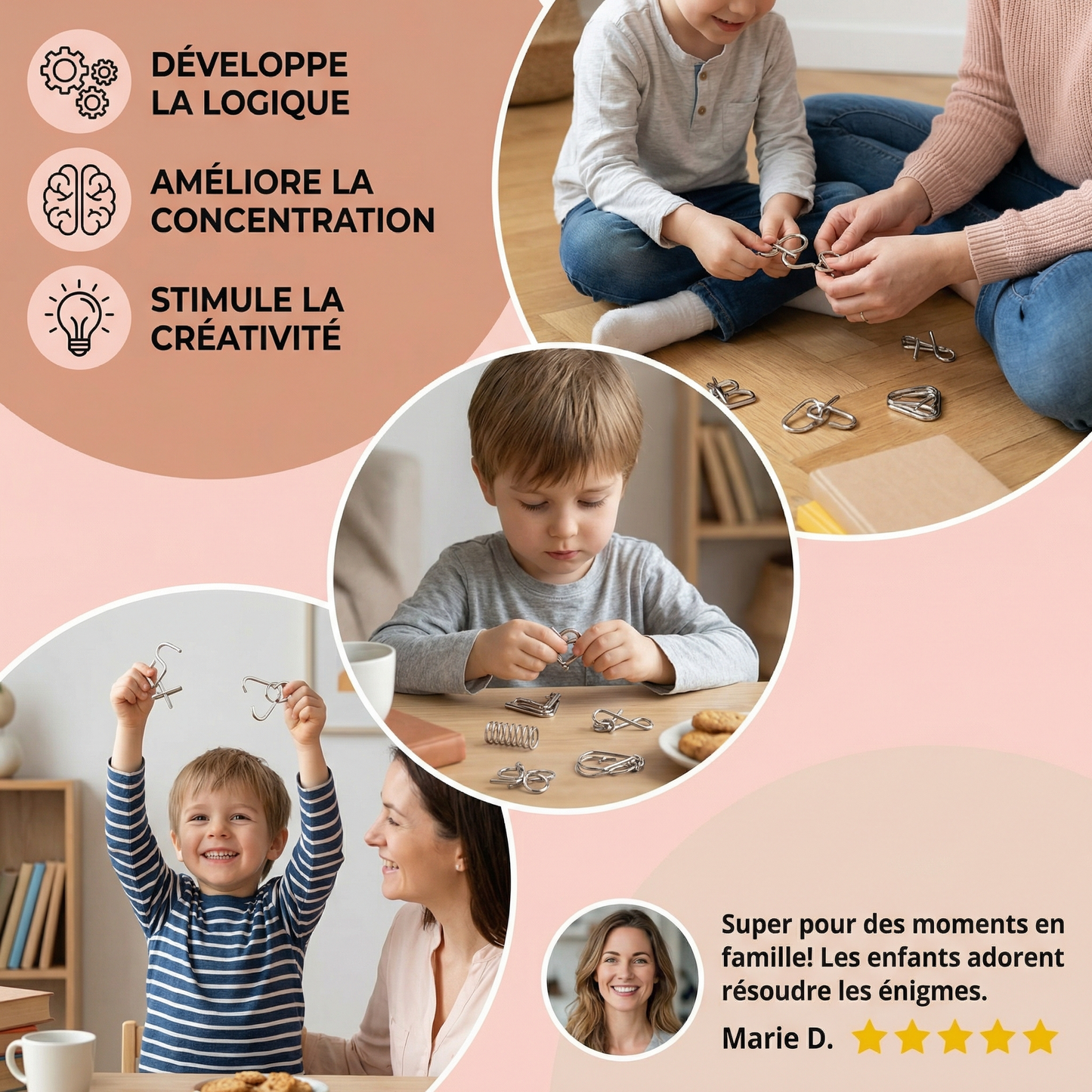Jeux de réflexion – Puzzles pour enfants